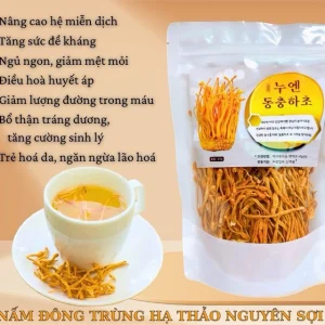 Đông Trùng Hạ Thảo Sấy Khô (Set 3 gói)